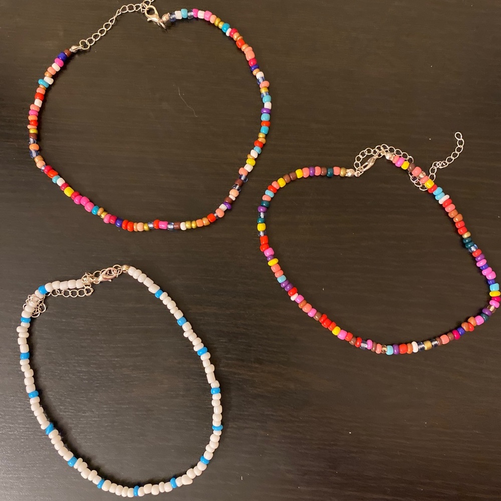 3 Choker Necklaces